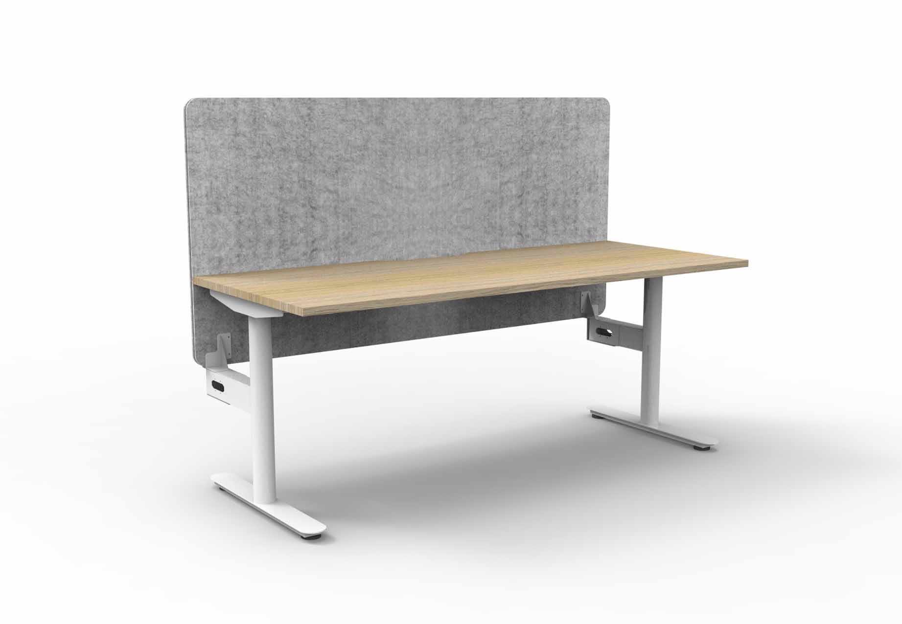 Halo Static Single Sided Workstation - with Eco Screen